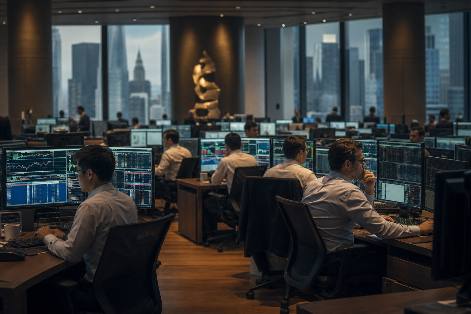 S&P 500 and Dow Gain Ground Amid Easing Geopolitical Tensions